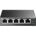 TP-LINK 5-PORT GIGABIT EASY SMART/SWITCH WITH 4-PORT POE+ TL-SG105MPE   