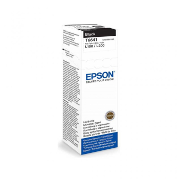Cartus Cerneala Epson T6641 Black 70ml for Stylus L100, Stylus L200 C13T66414A
