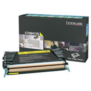 Lexmark RET. PROGR. TONER CARTR.YELLOW/YEL. 10K PGS F/C736/ X736/ X738 C736H1YG