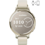 SmartWatch Garmin Lily 2, 0.84inch, Curea Silicon, Gold-Bone 010-02891-00