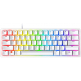 Tastatura Razer Razer Huntsman Mini - Mercury Edition - 60% Optical Gaming Keyboard (Clicky Purple Switch)