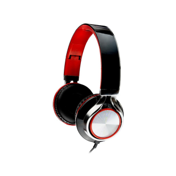 Casti cu micr. Spacer , cu fir, rosu SPHS-SILVER