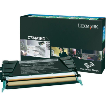 Lexmark RET. PROGR. TONER CARTR. BLACK/BLACK 8K PGS F/ C736X/ X73X C734A1KG