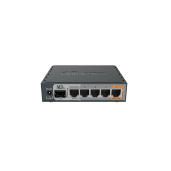 Router hEX S, 5 x Gigabit, 1 xSFP, RouterOS L4 - Mikrotik RB760iGS