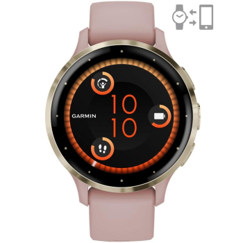 Smartwatch Ceas Garmin Venu 3S Pink Dawn/Soft Gold 010-02785-03