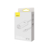 Cablu Adaptor Baseus Lite Type-C la RJ45, alb WKQX000202