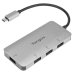 TARGUS USB-C 4 PORT HUB/AL CASE ACH226EU   