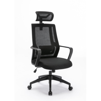 Scaun Gaming SCAUN OFFICE SERIOUX SHARK BLACK SRX-OC01-FA-B