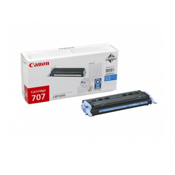 Cartus Toner Canon CRG-707C Cyan 2000 Pagini for LBP 5000, LBP 5100 CR9423A004AA
