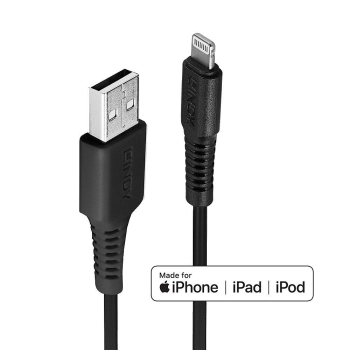 Cablu Lindy 1m USB A 2.0 to Lightning LY-31320 Cablu Lindy 1m USB A 2.0 to Lightning LY-31320
