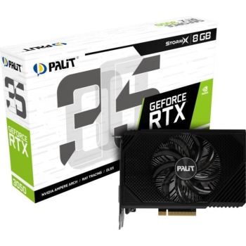 Placa video Palit GeForce RTX 3050 StormX 8GB NE63050018P1-1070F 