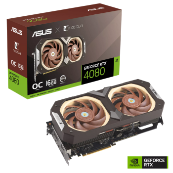 Placa video Asus VGA AS GeForce RTX 4080 OC 16GB NOCTUA RTX4080-O16G-NOCTU