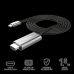 Cablu Trust Calyx USB-C - HDMI, negru TR-23332