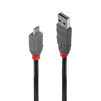 Cablu Lindy 0,5m USB 2.0 Type A-MicroUSB LY-36731 Cablu Lindy 0,5m USB 2.0 Type A-MicroUSB LY-36731