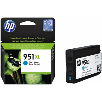 Cartus Cerneala HP Nr. 951XL Cyan 1500 Pagini for Officejet Pro 8100 N811A, Officejet Pro 8600 N911A CN046AE