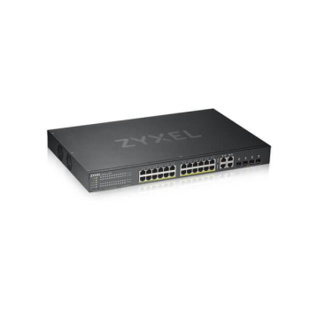 ZYXEL GS192024HPV2-EU0101F Zyxel GS1920-24HPv2 24-port GbE Smart Managed PoE Switch 4x GbE combo (RJ45/SFP)