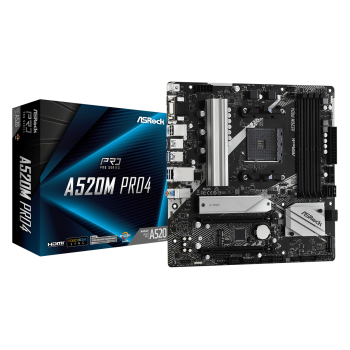 Placa baza MB ASROCK A520M PRO4 AM4 Placa baza MB ASROCK A520M PRO4 AM4