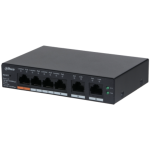 Switch cu 6 porturi Dahua CS4006-4GT-60, 4 porturi PoE Gigabit, 2 porturi uplink, 10/100/1000, cu cloud management CS4006-4GT-60
