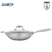 TIGAIE WOK INOX+CAPAC 30x8.5CM,TITANIUM3