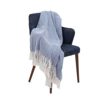 Heinner CUVERTURA PLED 160X200 CM ZIG BLUE HR-PLD160-ZBLU