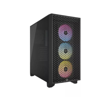 Carcasa Corsair CR 3000D RGB ATX BK CC-9011255-WW