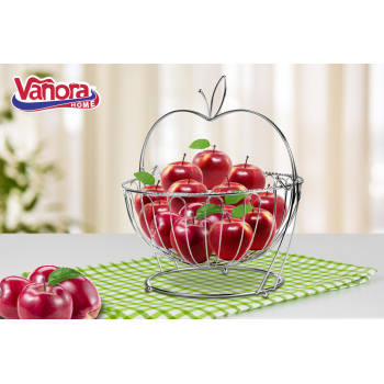 Vanora COS FRUCTE METALIC CU STAND, 30x29 CM VN-AER-S002