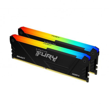 Memorie Kingston 16GB 3600MT/S DDR4 CL17/DIMM (KIT OF 2) FURY BEAST RGB KF436C17BB2AK2/16