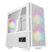 CARCASA DeepCool CH360 WH, Mini Tower, ATX, fara sursa, 3xfan, USB 3.2 gen 1 x 1, USB 2.0 x 2, audio, PSU shroud, 4 sloturi expansiune, iluminare ARGB, alb, R-CH360-WHAPE3-G-1 (timbru verde 0.24le 