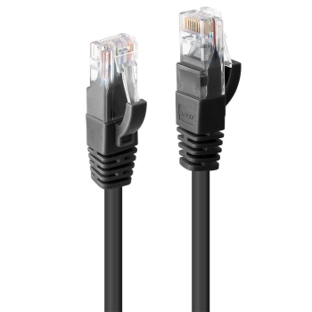 Cablu Lindy 1m Cat.6 U/UTP, Black LY-48077