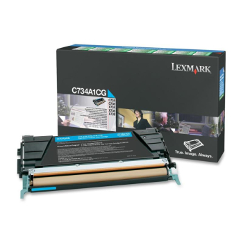Lexmark RET. PROGR. TONER CARTR. CYAN/CYAN 6K PGS F/ C736X/ X73X C734A1CG
