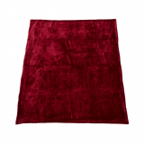 Patura fleece cu blanita Dark Red 127x150 cm Material : 100% Poliester