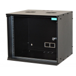 Cabinet metalic Spacer SPCW-7U-450-BK 7U, Wall mount, 450 mm, Glass door, Negru