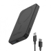 POWER BANK Baseus Magnetic Mini Wireless, 5000mAh, max 20W pe cablu, 1 x USB Type-C output/input, 15W wireless charging, include cablu USB Type-C la USB Type-C 30cm, negru, 