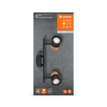 Osram DECOR SPOT CORK 2X3.4W 927 GU10 BK LEDV 000004058075828681