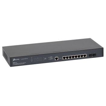 Switch TP-Link cu management L2+, 8 Porturi 2.5GBASE-T si 2-Port 10GE SFP+ L2+ Managed Switch with 8-Port PoE+ TL-SG3210XHP-M2 (timbru verde 2 lei)   