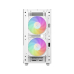 CARCASA DeepCool CH360 WH, Mini Tower, ATX, fara sursa, 3xfan, USB 3.2 gen 1 x 1, USB 2.0 x 2, audio, PSU shroud, 4 sloturi expansiune, iluminare ARGB, alb, R-CH360-WHAPE3-G-1 (timbru verde 0.24le 