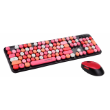 Kit Tastatura-Mouse KIT SERIOUX WIRELESS RETRO 9900RD SRX9900RD