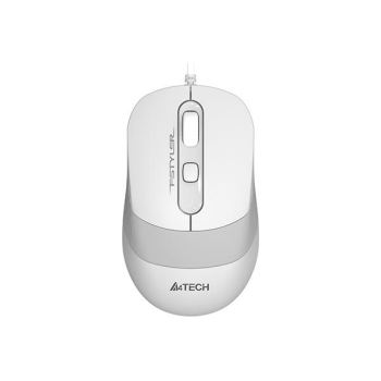 MOUSE A4TECH FM10 cu fir 1600DPI, ALB FM10 WHITE