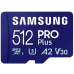 Card memorie Samsung MICROSD PRO PLUS 512GB CL10 MB-MD512SB/WW