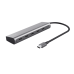 Hub Trust Halyx 5 x USB-C, gri TR-25136