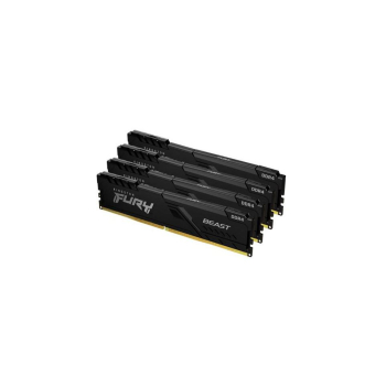 Memorie Kingston 128GB DDR4-3200MHZ CL16 DIMM/(KIT OF 4) FURY BEAST BLACK KF432C16BBK4/128