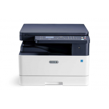 Xerox B1022, print/scan/copy, A3, platan, print: max 22ppm, max 1200 dpi (enhanced), fpo 9.1sec, memorie 256MB, procesor 600MHz, limbaje PCL6, Adobe PostScript 3, tavi 100 + 250 coli (max 600 coli), iesire 250 coli; copy: max 600x600dpi, fco 7.8 sec; scan