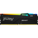 Memorie Kingston 16GB DDR5-5200MT/S CL40 DIMM/FURY BEAST BLACK RGB KF552C40BBA-16