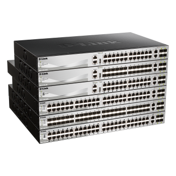 D-Link 54-PORT STACKABLE SWITCH/48X1G 2X10G CU 4XSFP+ LAYER 3 DGS-3130-54TS/E