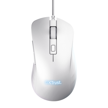 Mouse Trust GXT924W YBAR+ 25600 DPI, alb TR-24891