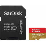Card memorie SanDisk EXTREME MICROSDXC 128GB SD/ADAPTER ACTION CAMS AND DRONES 1 SDSQXAA-128G-GN6AA