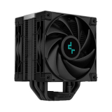 Cooler Deepcool AK400 Zero Dark PLUS, compatibil skt. Intel si AMD, racire cu aer, ventilator 120 mm x 2, 1650 rpm, inaltime cooler 155 mm, 4 heatpipe, R-AK400-BKNNMD-G-1 (timbru verde 2.00 lei) 