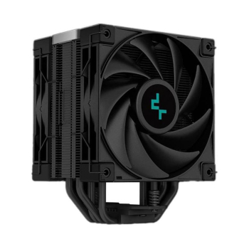 Cooler Deepcool AK400 Zero Dark PLUS, compatibil skt. Intel si AMD, racire cu aer, ventilator 120 mm x 2, 1650 rpm, inaltime cooler 155 mm, 4 heatpipe, R-AK400-BKNNMD-G-1 (timbru verde 2.00 lei) 