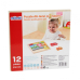 MomKi PUZZLE DIN LEMN CU MASINI, 12 PIESE MKT1078CGH1