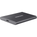 SSD Extern Samsung T7, 2TB, Titan Gray, MU-PC2T0T/WW
